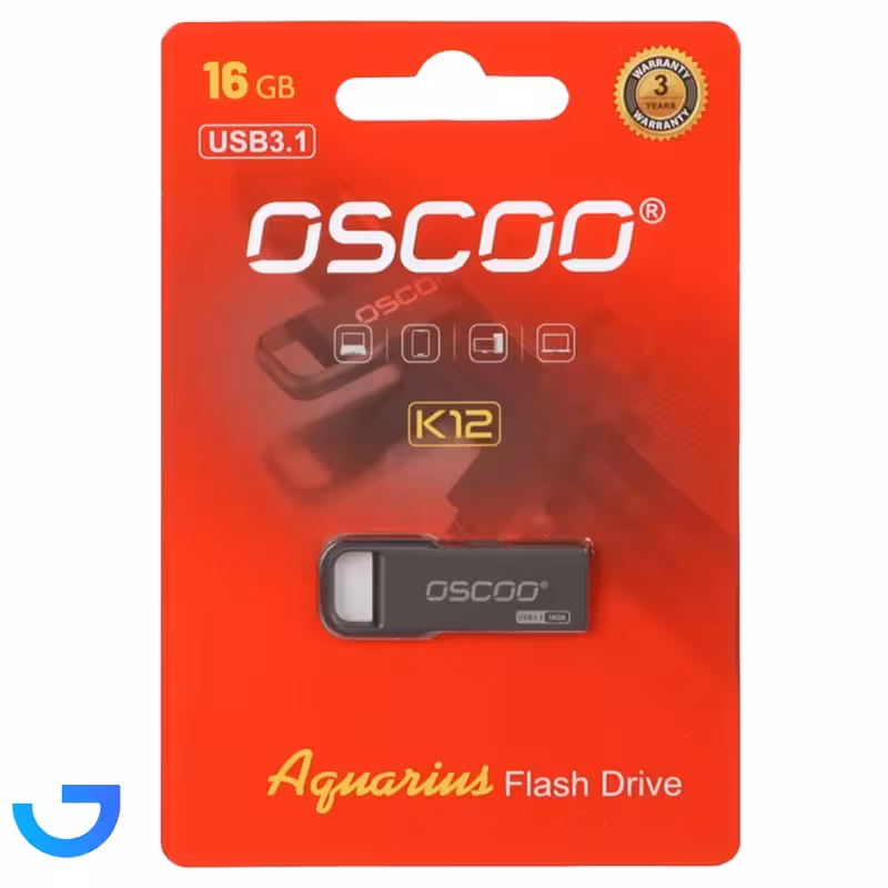 جزئیات ، قیمت و خرید فلش مموری اسکو مدل OSCOO K12 Aquarius USB3.1 Flash Memory - 16GB | فروشگاه آریا
