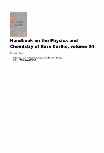 خرید و دانلود نسخه کامل کتاب Handbook on the Physics and Chemistry of Rare Earths