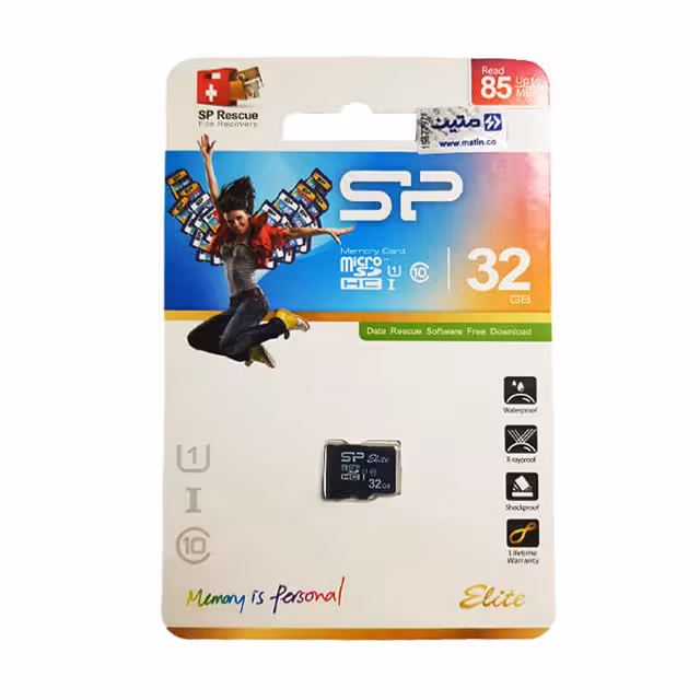 کارت حافظه microSDHC سیلیکون پاور 32 گیگابایت مدل Elite کلاس 10 سرعت 85MB/s