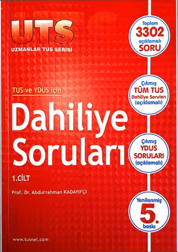 خرید و دانلود نسخه کامل کتاب Uts Soru Kitabı Dahiliye 1.Cilt