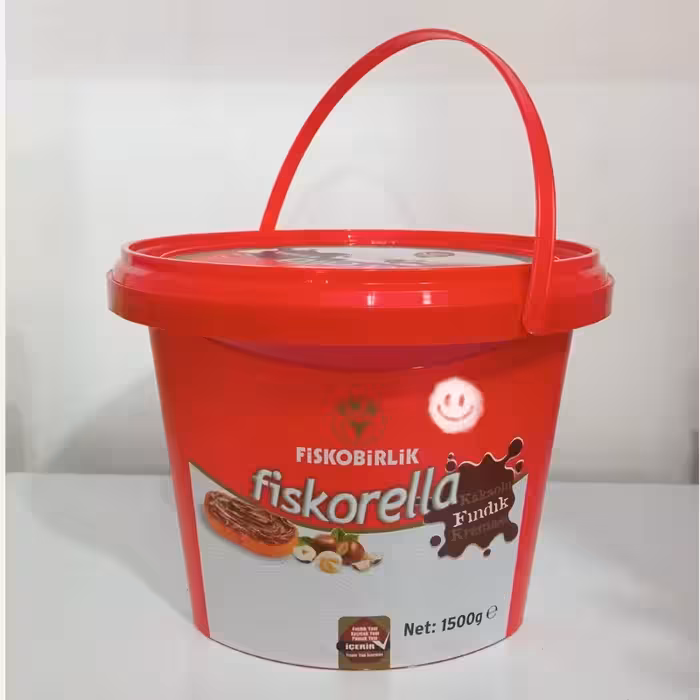 شکلات صبحانه فندقی سطلی فیسکوبیرلیک 1500گرم ترکیه | amazonchi
