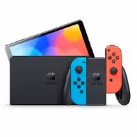 Nintendo Switch OLED neon Blue and Red