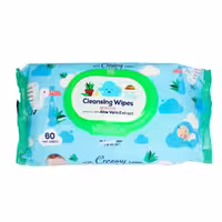 دستمال مرطوب پاک کننده کودک کانواس مدل Cleaning Wipes بسته 60 عددی