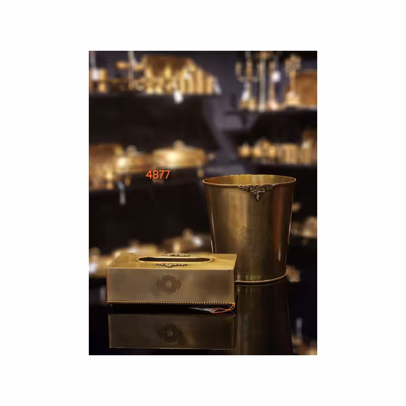 سطل و جادستمال برنجی 4877