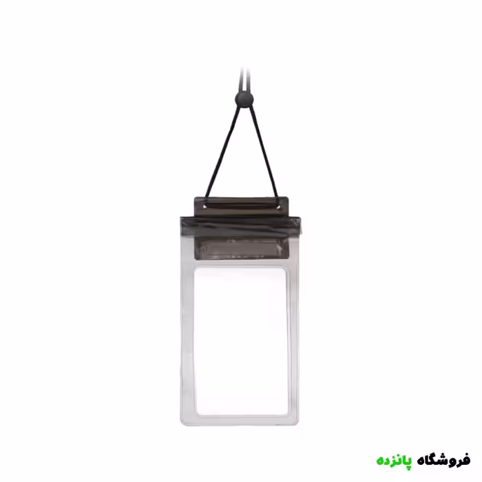 کاور موبایل ضد آب، بنددار و چسبی، رنگ مشکی