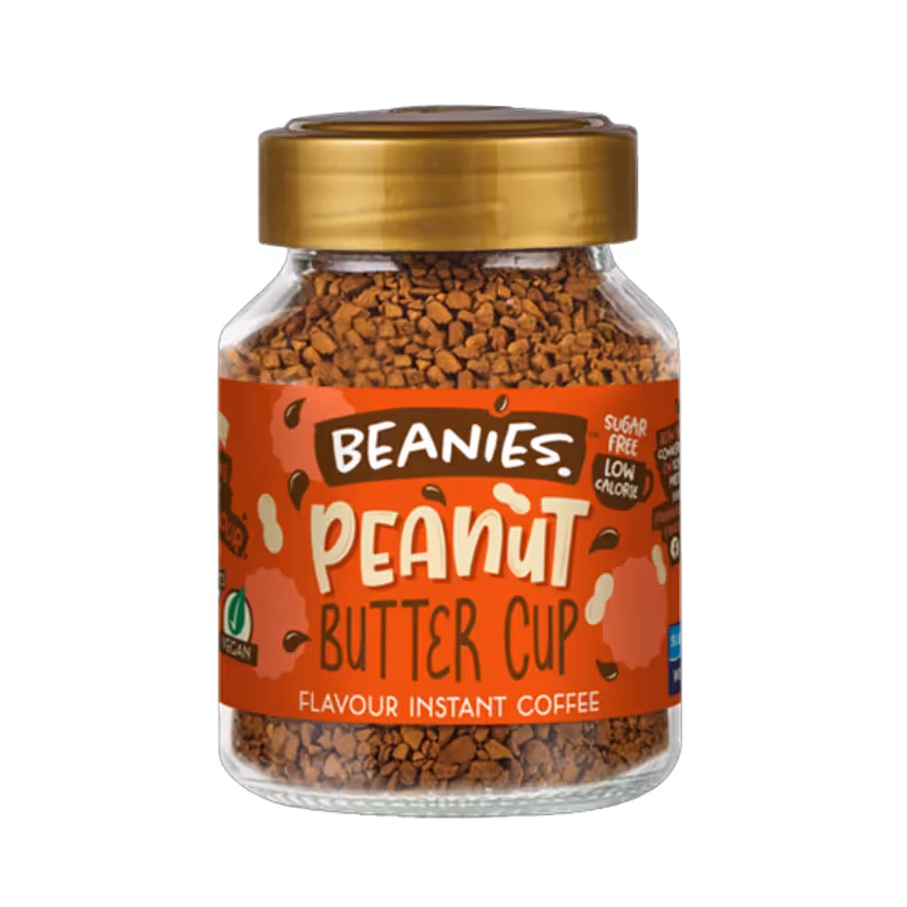 قهوه فوری کره بادام زمینی بینیس Beanies وزن 50 گرم