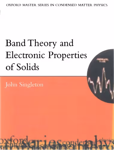 خرید و دانلود نسخه کامل کتاب Band Theory and Electronic Properties of Solids
