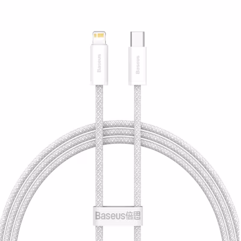 کابل تبدیل USB-C به لایتنینگ باسئوس مدل CALD000002 طول 1 متر