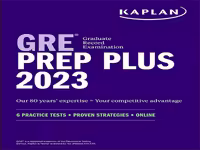 کتاب GRE Prep Plus 2023 6 Practice Tests   Proven Strategies   Online
