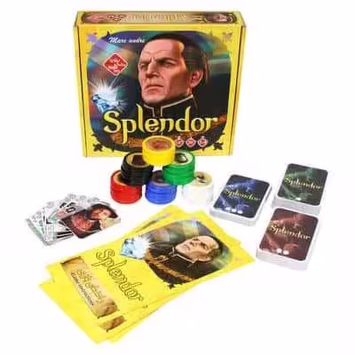 بسته بازی ایرانی خانوادگی جواهری (SPLENDOR)،(3زبانه،باجعبه)