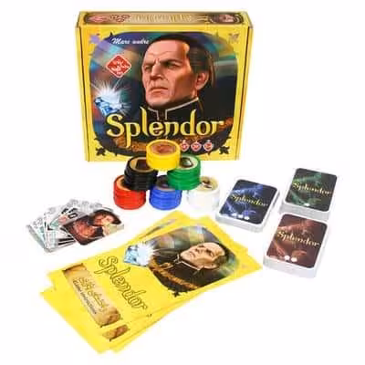 بسته بازی ایرانی خانوادگی جواهری (SPLENDOR)،(3زبانه،باجعبه)