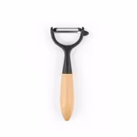 پوست کن کمانی دسته چوبی مشکی زاماک