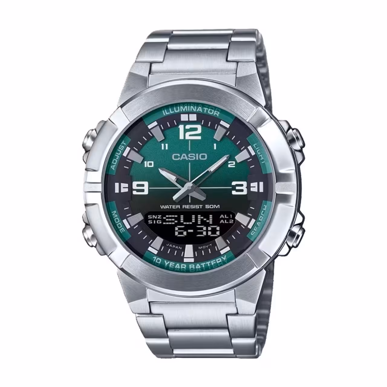 ساعت مچی عقربهای کوارتز مردانه کاسیو مدل AMW-870DA-3AVDF