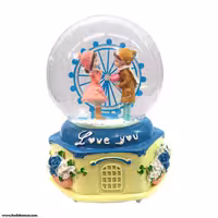 گوی موزیکال برفی(گوی موزیکال آسیاب )سایزمتوسط 1708