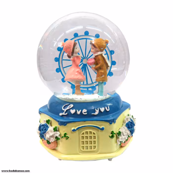 گوی موزیکال برفی(گوی موزیکال آسیاب )سایزمتوسط 1708