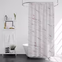 پرده حمام پیسو مدل BZ-73 سایز 180×200 سانتی متر | بنفش | گارانتی اصالت و سلامت فیزیکی کالا