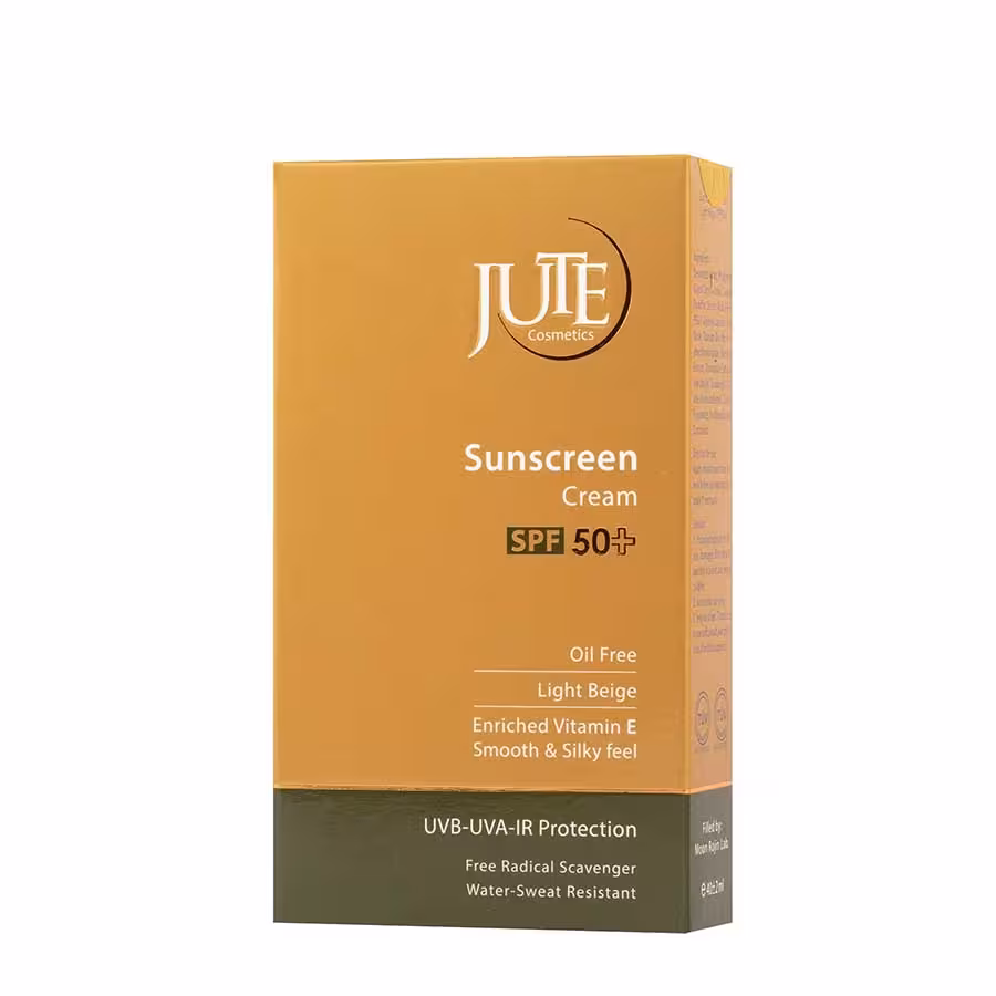 کرم ضدآفتاب ژوت SPF50 مناسب پوست چرب | بژ روشن