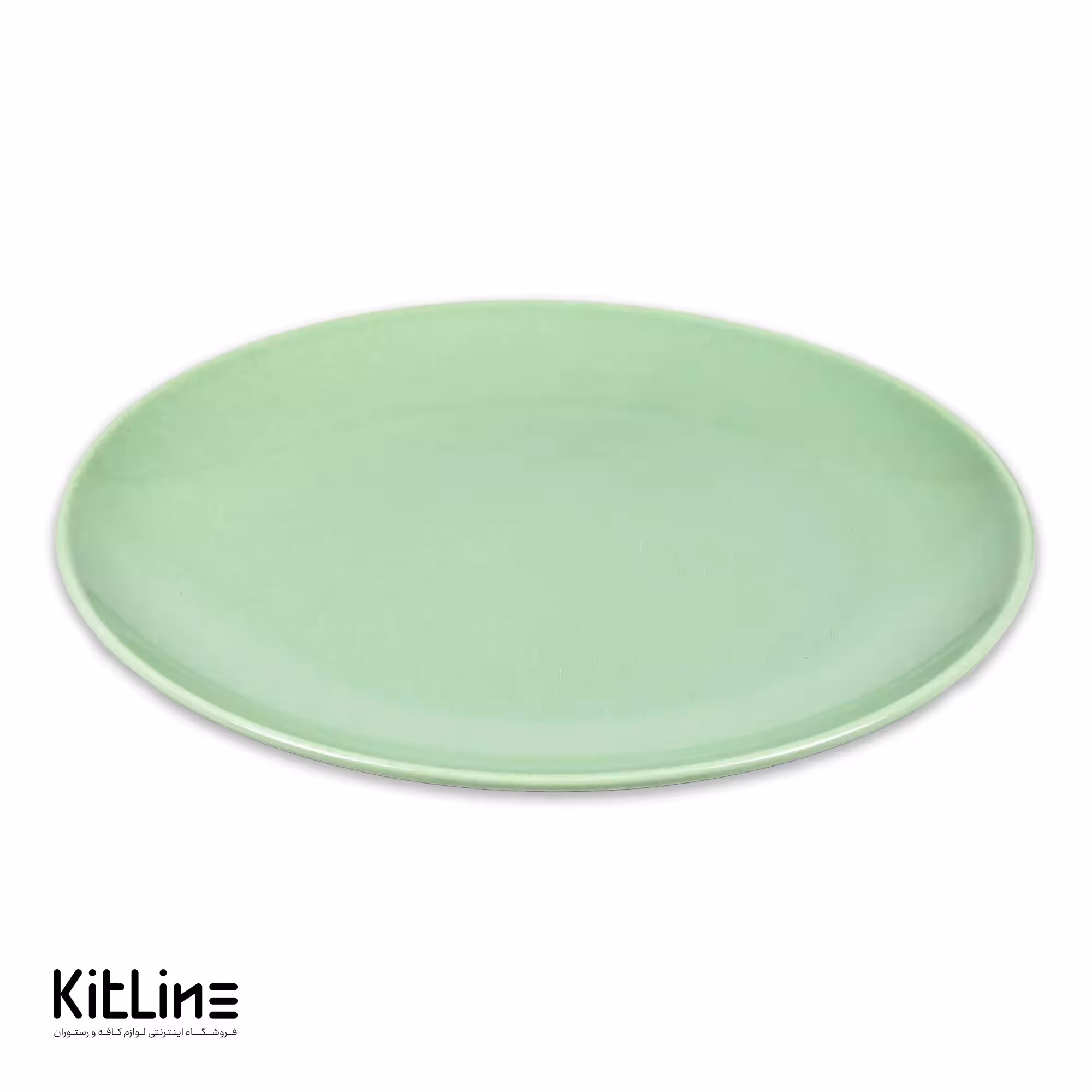 بشقاب پرسلین 29 سانتیمتری وینتیج سبز رک (RAK)