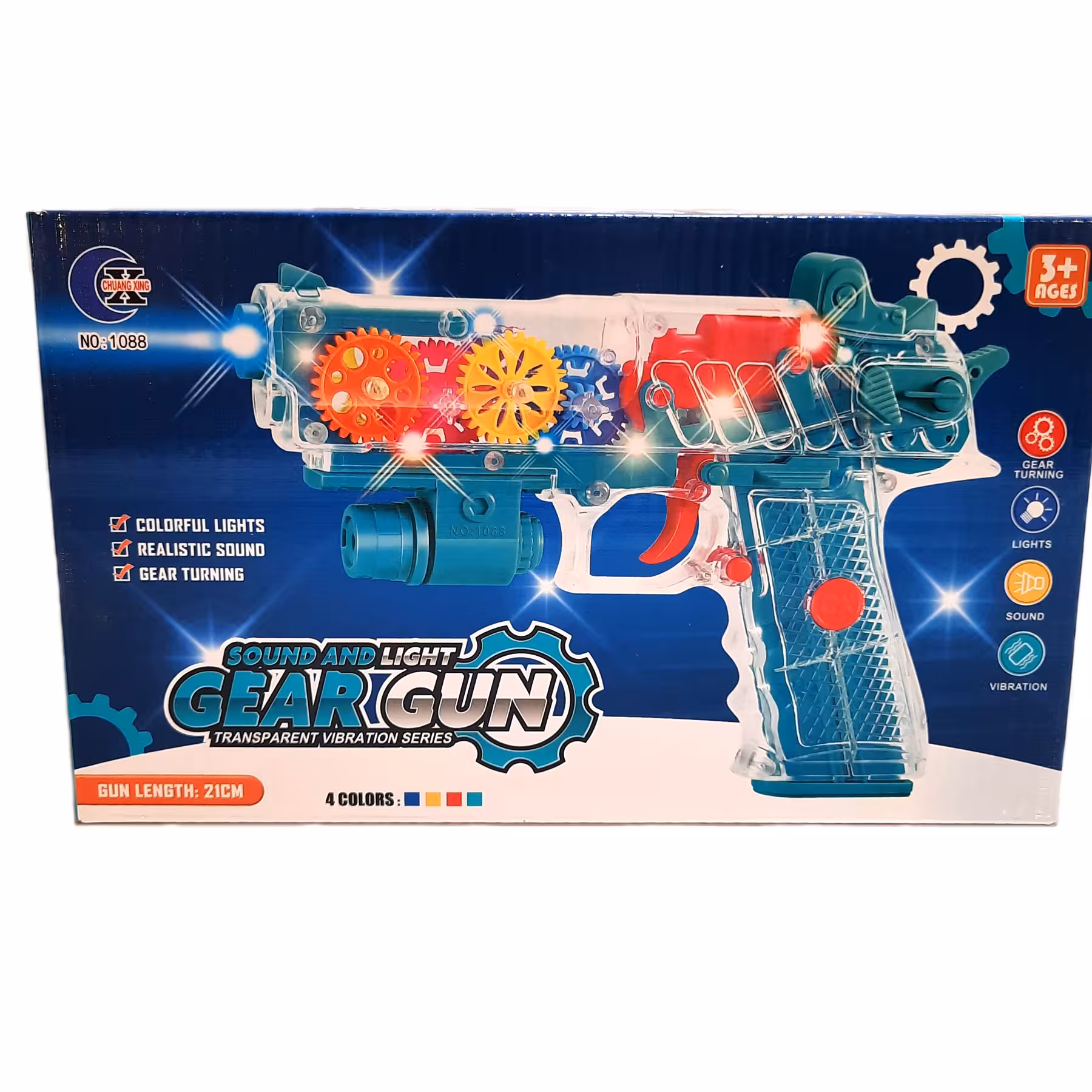 تفنگ موزیکال چراغ دار