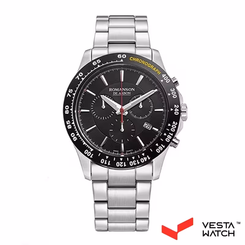 ساعت مچی مردانه رومانسون ROMANSONمدل CA1B18HM1WA32W-BK