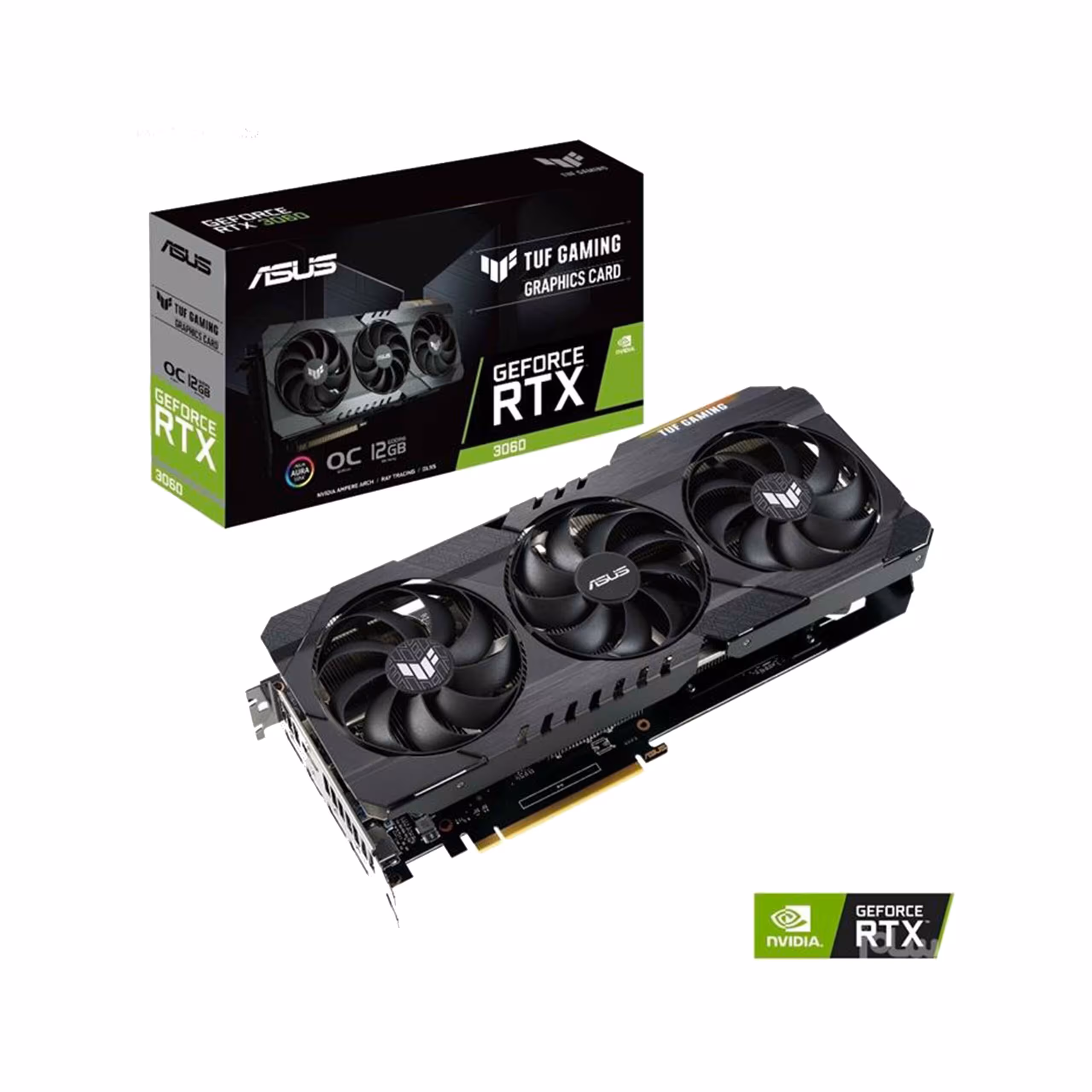 کارت گرافیک ایسوس مدل TUF RTX3060 O12G GAMING V2