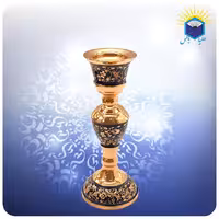 شمعدان مس و الماس تراش کوچک