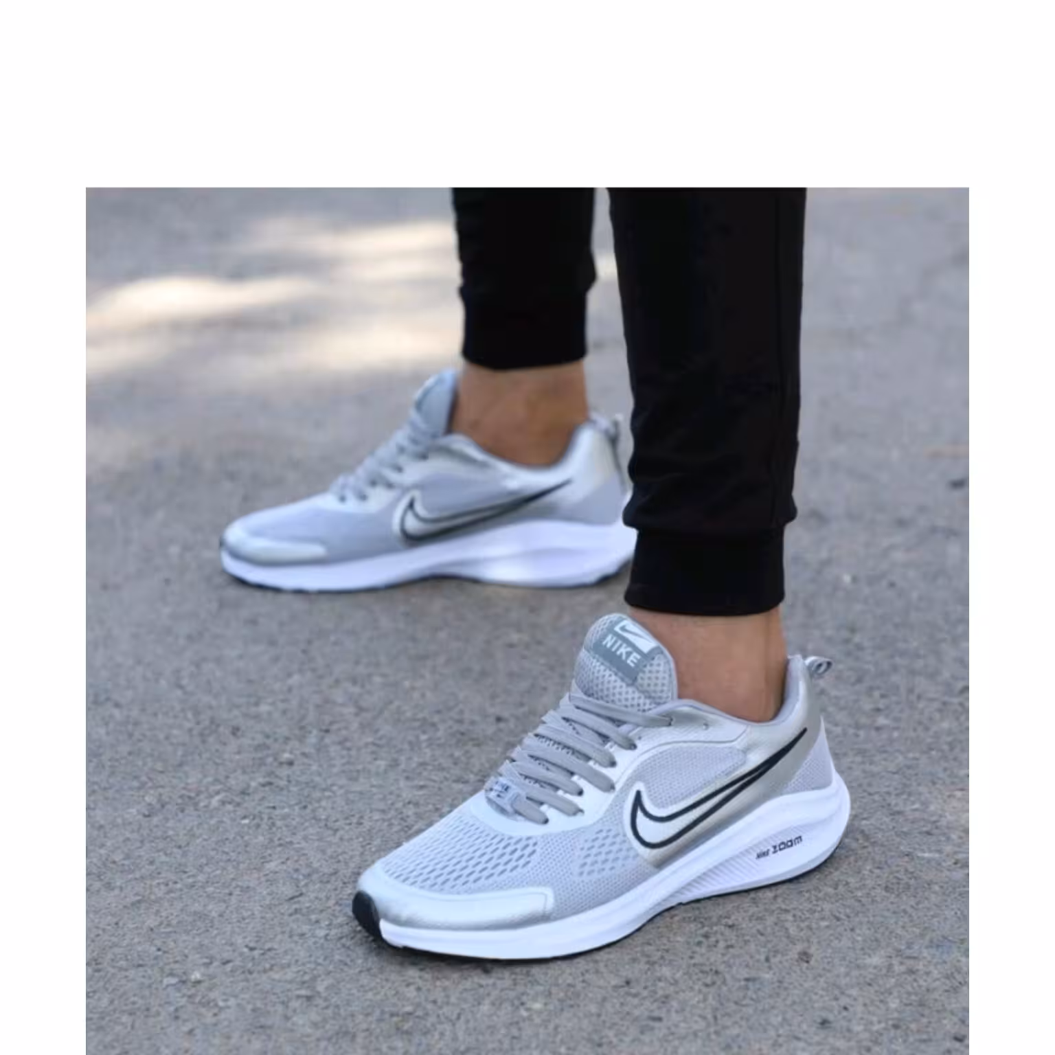 کفش اسپرت مردانه طوسی نایک زوم Nike Zoom