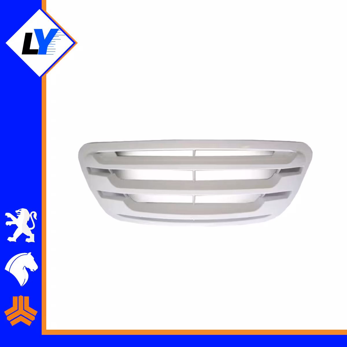 جلوپنجره تیبا سفید طرح سانتافه