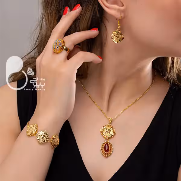 ست کامل فلاور و عقیق 2