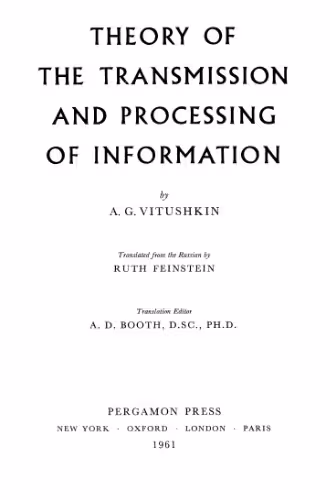 خرید و دانلود نسخه کامل کتاب Theory of the Transmission and Processing of Information