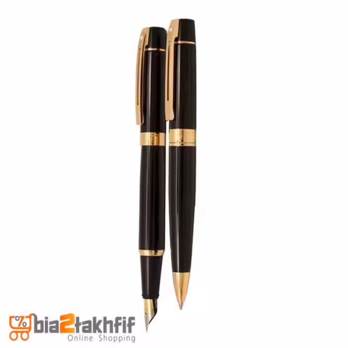 ست خودکار و خودنویس 300 شیفر با گیره طلایی