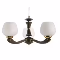 لوستر پردیس مدل بلوط 3 شیشه مات