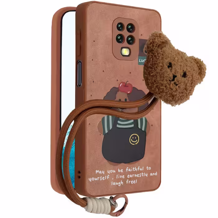 کاور مدل Doxie Grip مناسب برای گوشی موبایل شیائومی Redmi Note 9S / Note 9 Pro به همراه بند آویز | کالا مکس