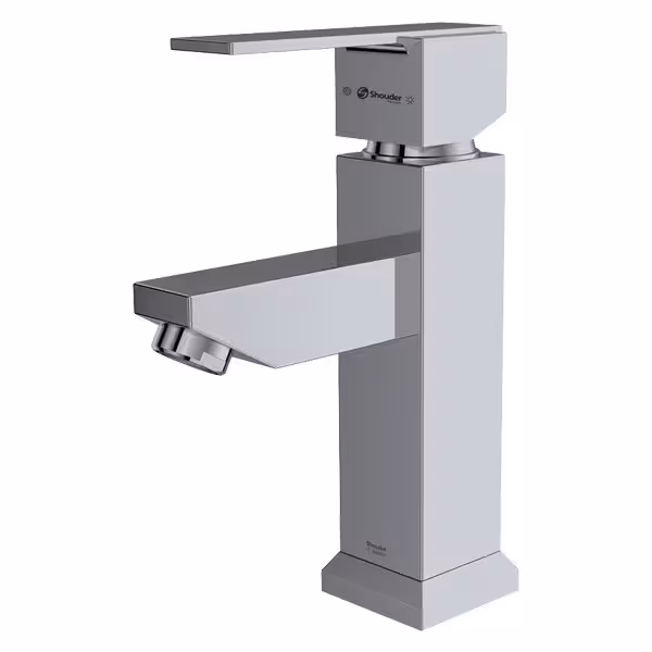 شیر روشویی شودر ثابت مدل شارپ کروم