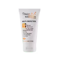 کرم ضد آفتاب مولتی پروتکشن دکتر ژیلا SPF50 فاقد چربی Doctor Jila Tinted Sunscreen Cream Multi Protection SPF50⁺