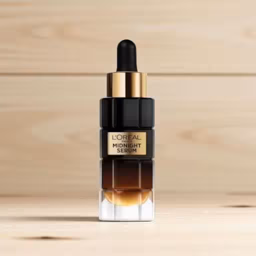 سرم ضد چروک و احیا کننده قوی لورآل مدل Midnight