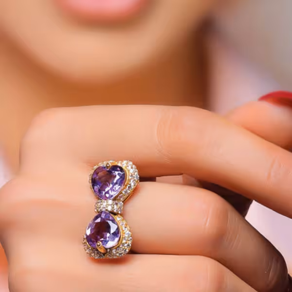 خرید انگشتر پاپیون طلا