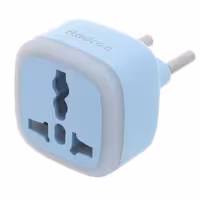 Hadron EU Power Plug Adapter – Blue