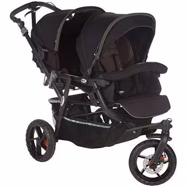کالسکه دوقلو جین  مشکی JANE Twin Stroller PowerTwin