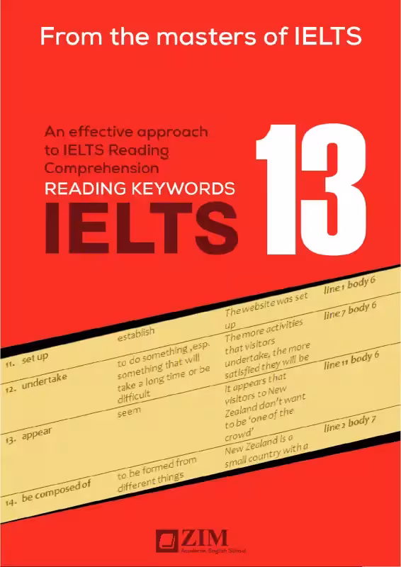 ریدینگ کی وردز آیلتس | کتاب انگلیسی Reading Keywords IELTS 13