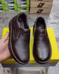 کفش مردانه طبی کلارک تمام چرم کد 3315 بدون بند