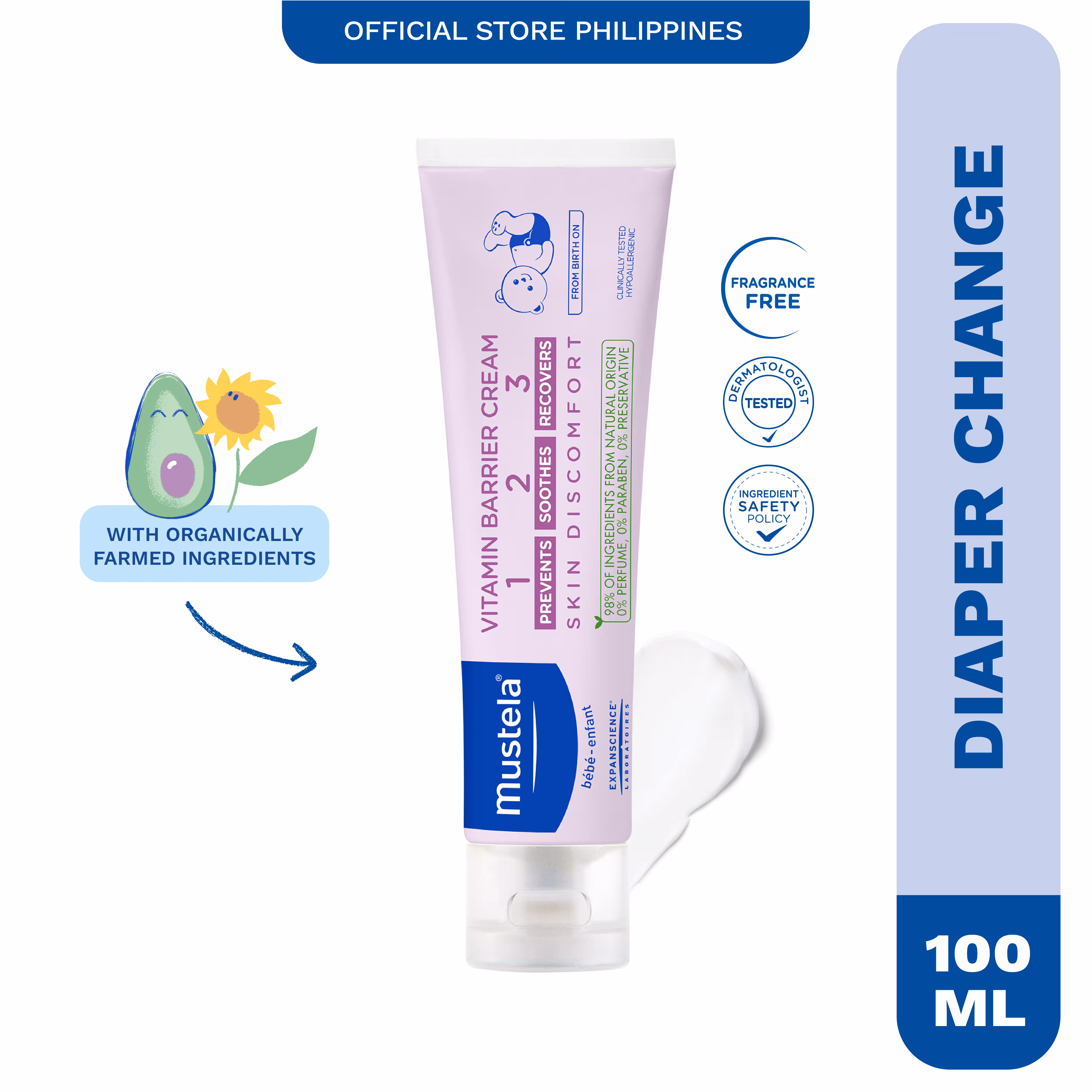 کرم سوختگی 1.2.3 موستلا 100 میل