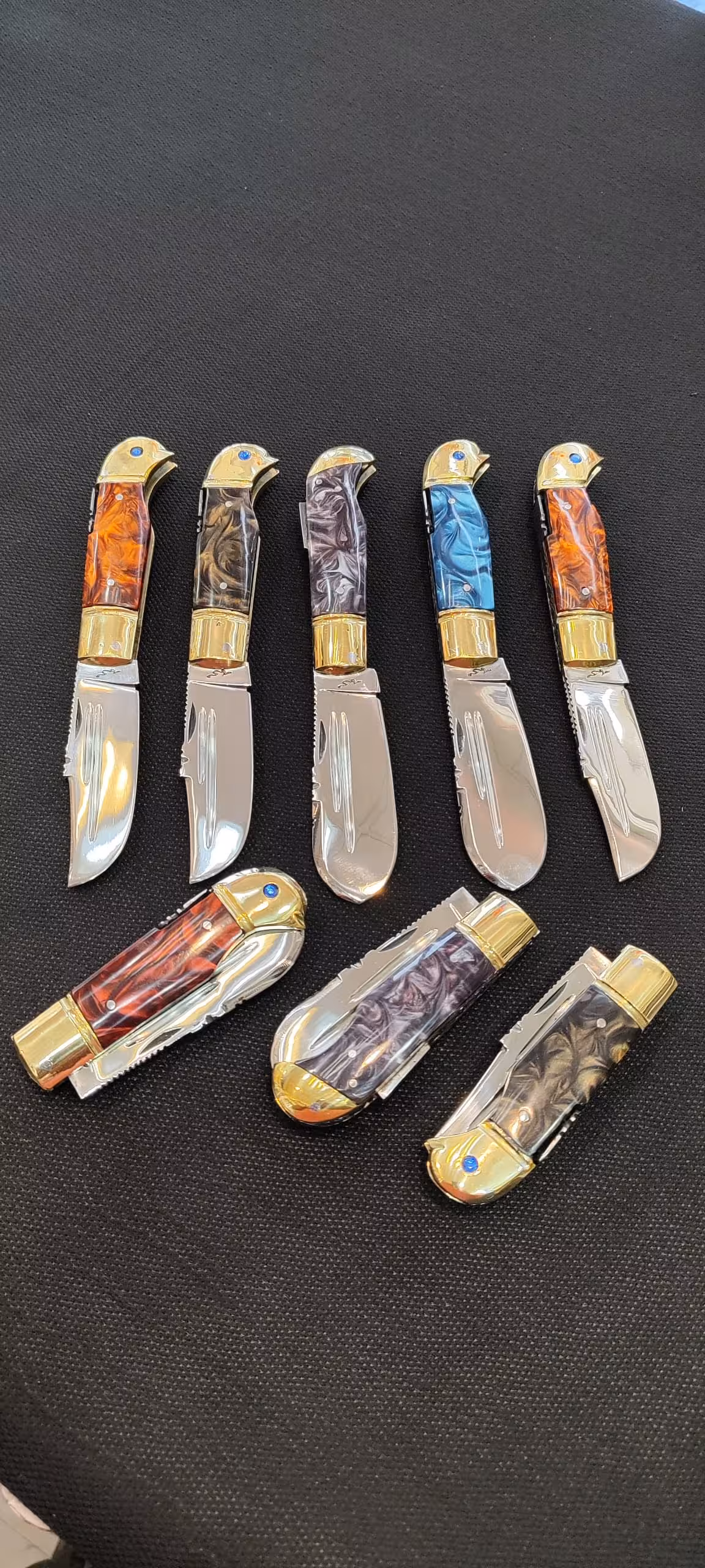 چاقو جیبی پشت ضامن کلکسیونی محمد