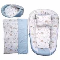 سرویس خواب نوزاد  طرح رنگین کمان مجموعه 4 عددی