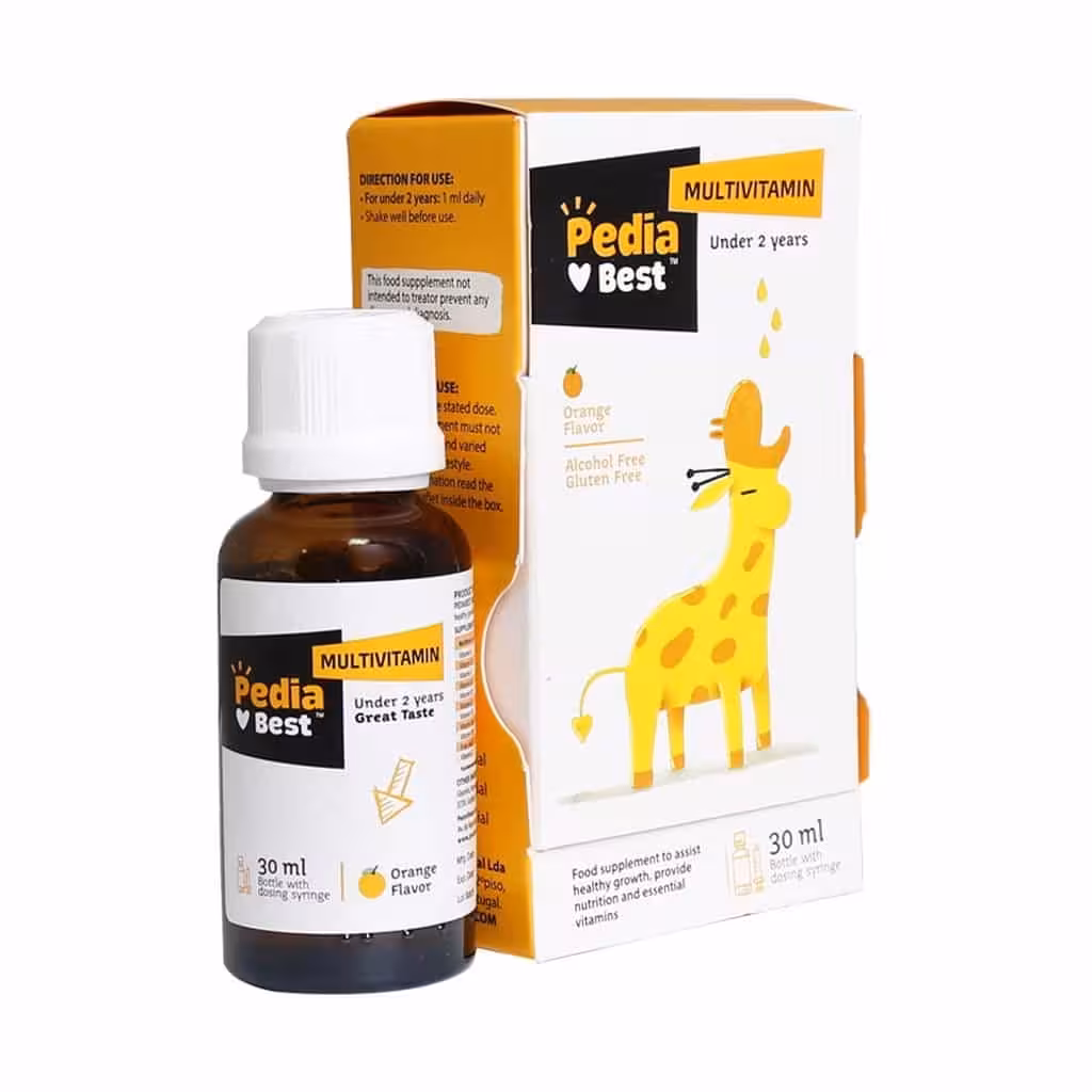 قطره مولتی ویتامین پدیابست 30 میلی‌لیتر | Pediabest Multivitamin Drops 30ml