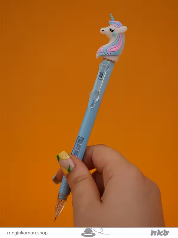 اتود کلاج دار یونیکورن رنگین کمانی Etude with rainbow unicorn collage