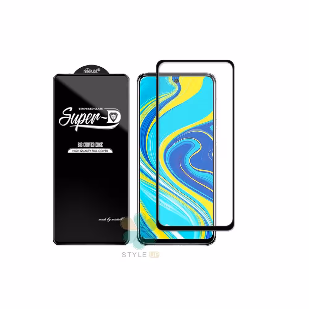 گلس گوشی شیائومی Redmi Note 9s / 9 Pro تمام صفحه Super D