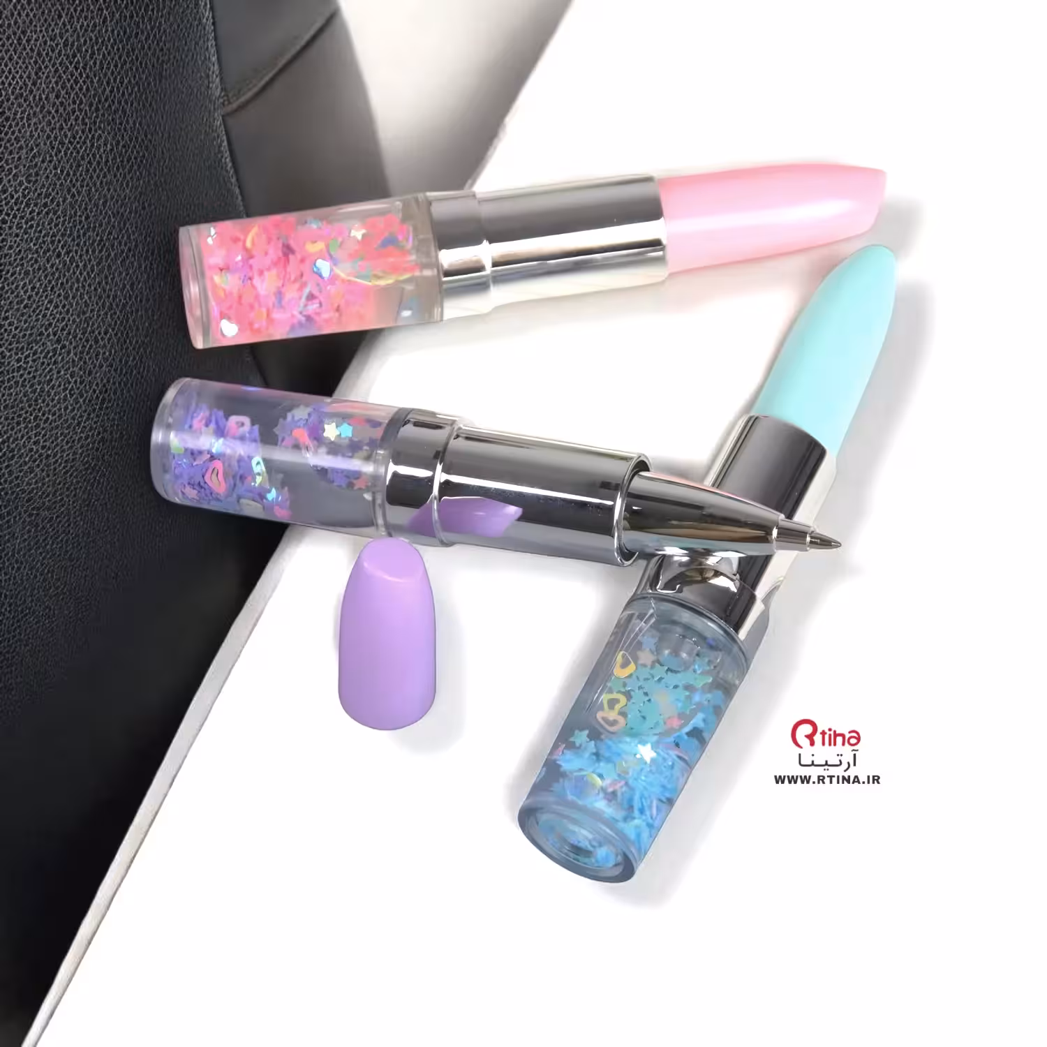 خودکار فانتزی دخترانه جدید طرح رژ لب