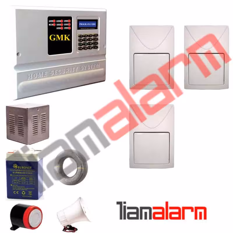 پکیج دزدگیر اماکن باسیم مدل جی ام کا سیم کارتی GM890F3