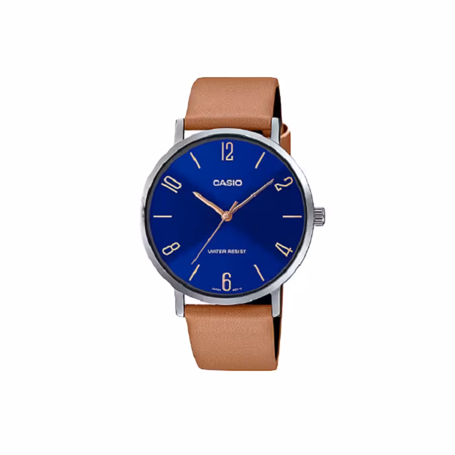 ساعت مچی مردانه کاسیو مدل CASIO-MTP-VT01L-2B2